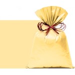 SACO PEROLADO AMARELO PASTEL 25X37 C/50
